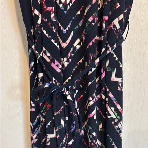 Banana Republic Blue Pink Halter Dress - Picture 3 of 9